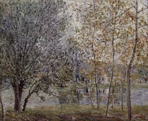 Der Loing-Kanal im Frühling, 1892